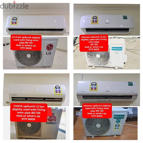 variety of fridge washing machine splitunit for sale with delivery 11