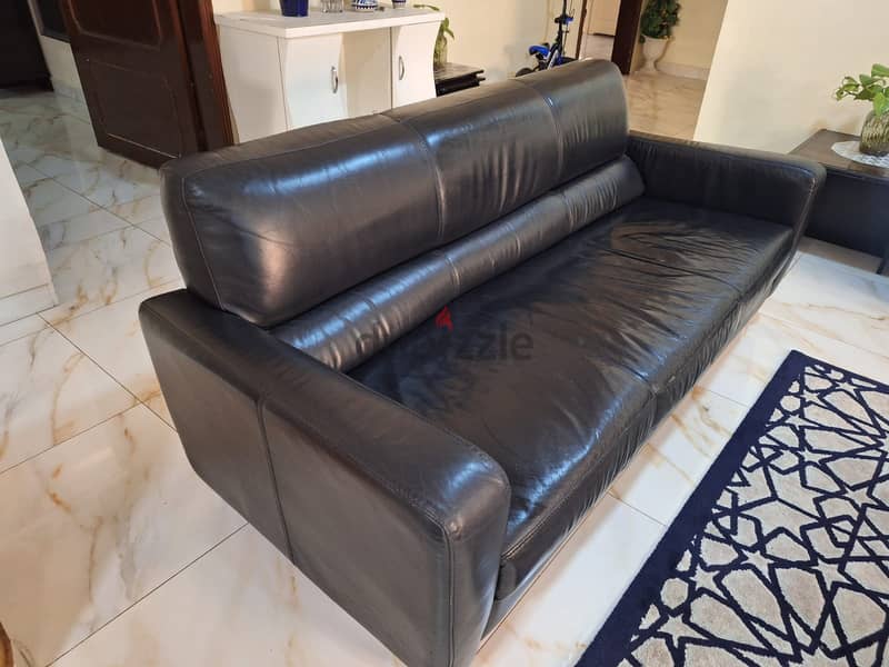 Leather sofas - 3 Seaters (1 No), 2 Seaters ( 2 No's) 2