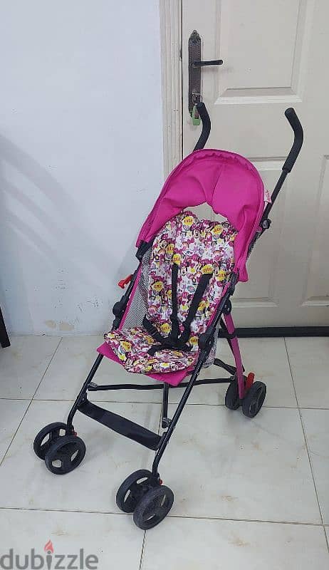 Disney Princess Printed Baby Stroller 1