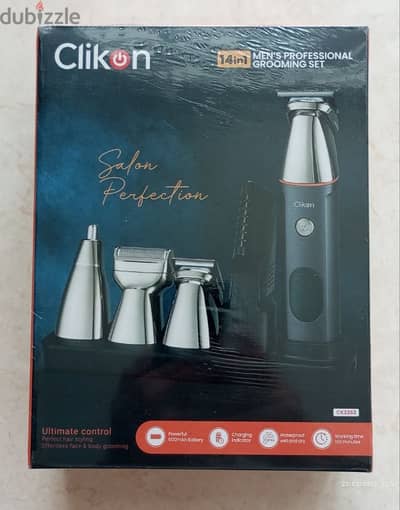 Brand new Clikon 1in4 MEN'S PROFESSIONAL GROOMING Set Salon Perfection