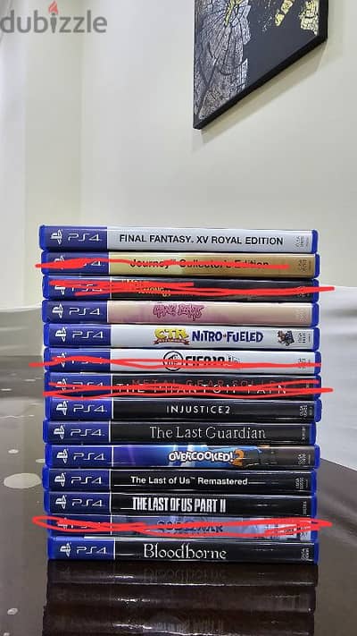 PS4 Games in Excellent Condition - first owner