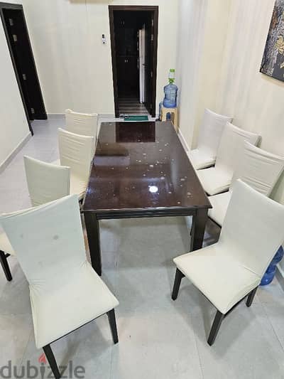 Immaculate condition 8 seater Table and Chairs