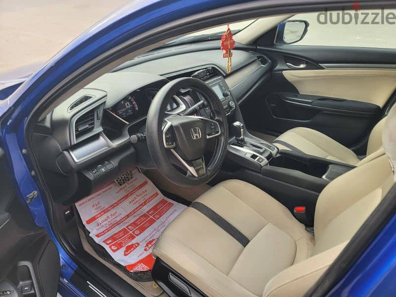 EXCELLENT CONDITION HONDA CIVIC 2018 BLUE LX SPORT CAR FOR SALE 4