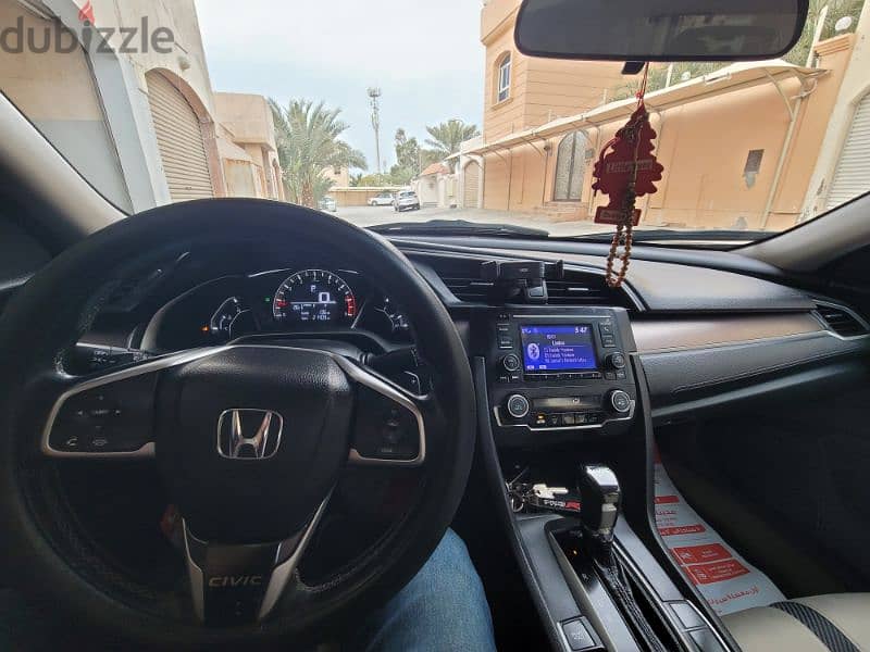 EXCELLENT CONDITION HONDA CIVIC 2018 BLUE LX SPORT CAR FOR SALE 9