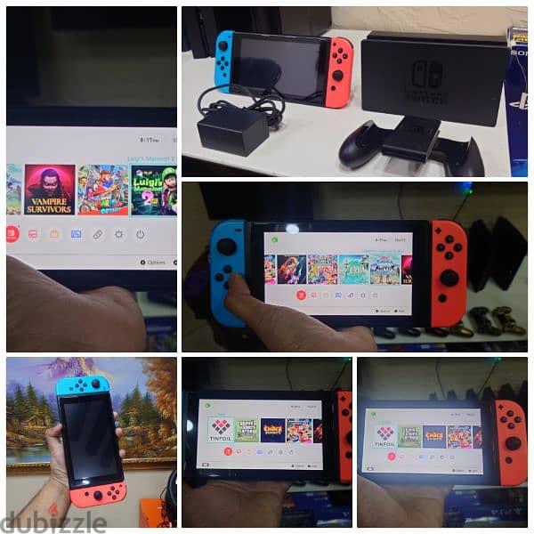 Nintendo Switch 128 gb sd jailbreak done with loaded games 0