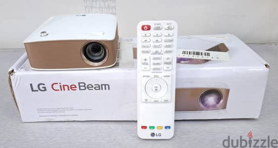 LG CineBeam Projector (Portable) Built-in Battery USB HDMI Port 10"to