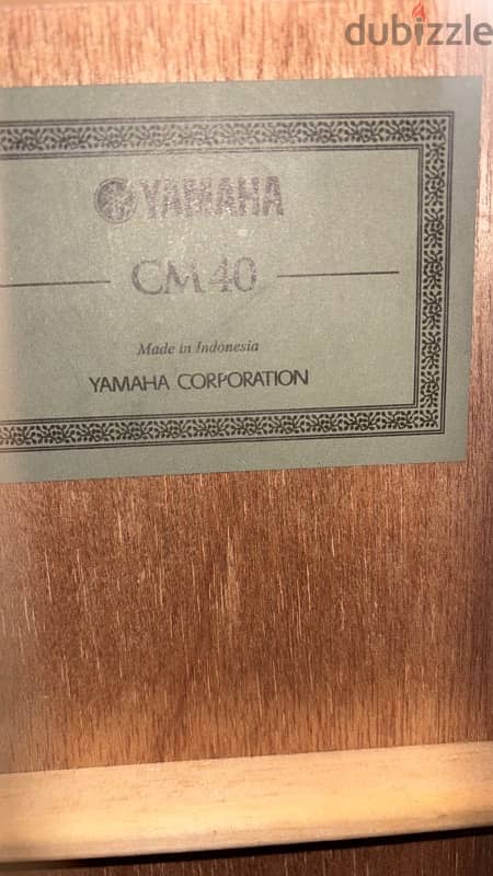 Yamaha CM40 guitar bag and capos included 0