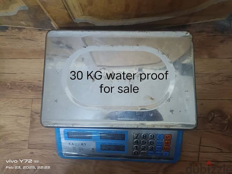 Camry digital weight 30 KG water proof Whatsapp number 37261634 2