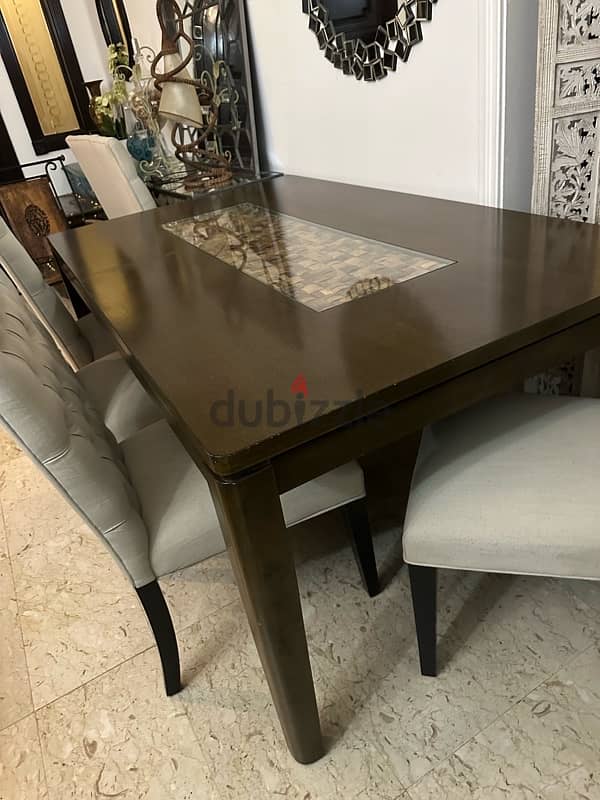 dining table with 6 chairs and sideboard 1