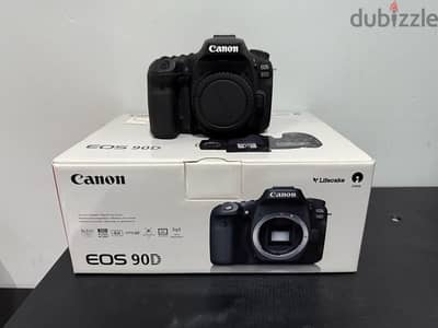 Canon EOS 90D Body only with Canon Battery Grip & Canon Flash