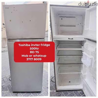 Toshiba and other fridge washing machine for sale with delivery