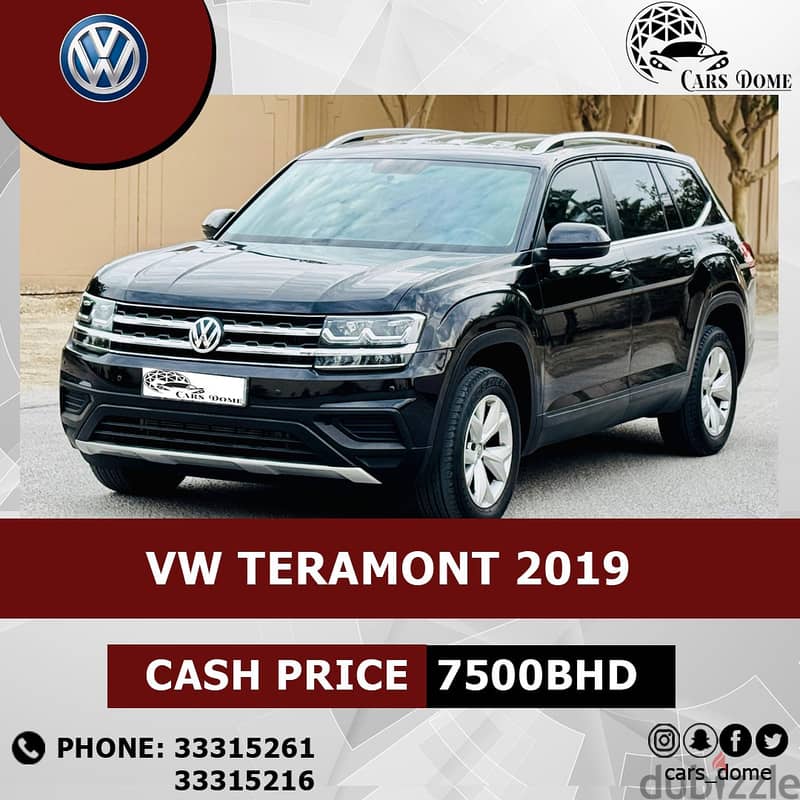 Volkswagen Teramont 2019 V6 فولكس فاجن تيرامونت 6