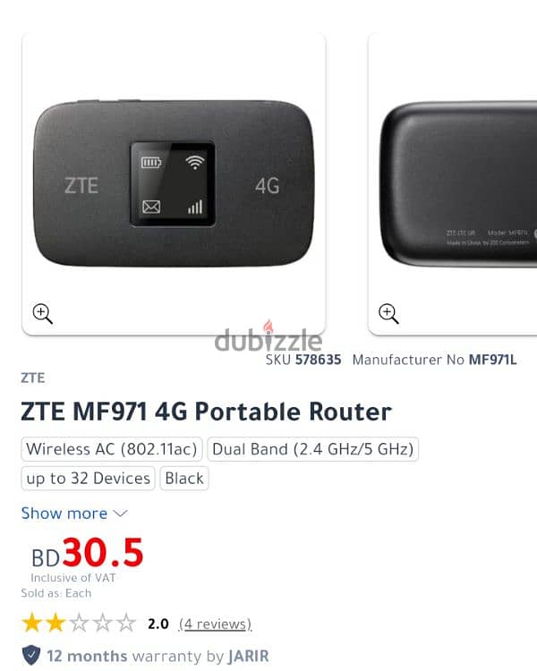 Zte 4G Mifi 0