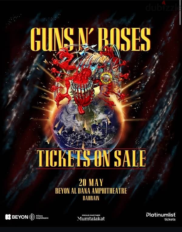 guns n roses golden circle tickets ! 0