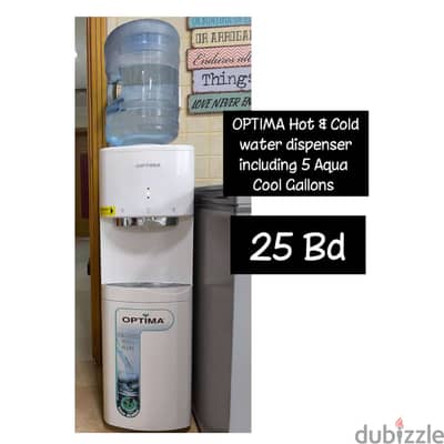 Optima water dispenser