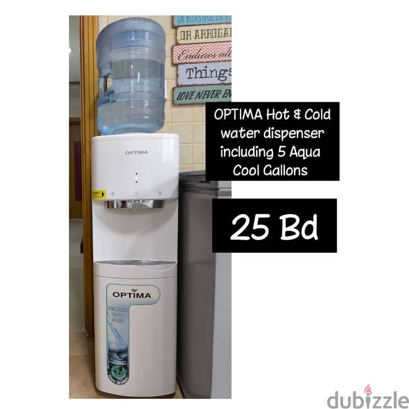 Optima water dispenser 0