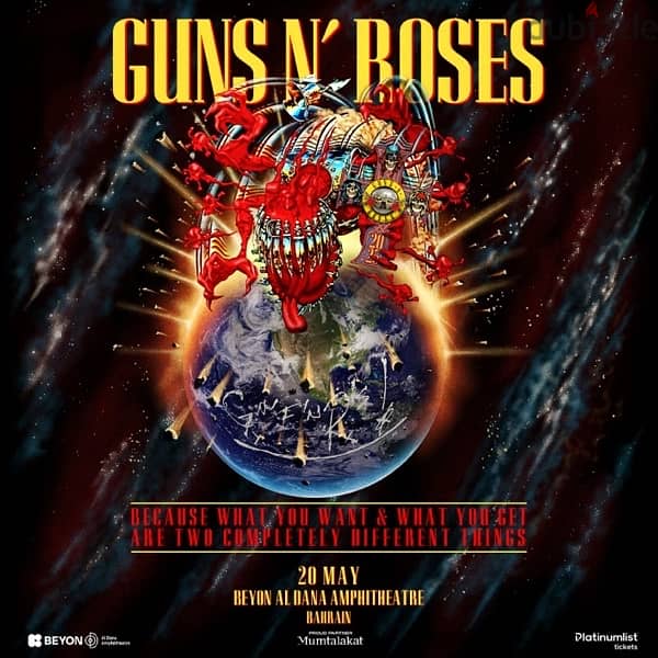 Guns n Roses Golden circle 0