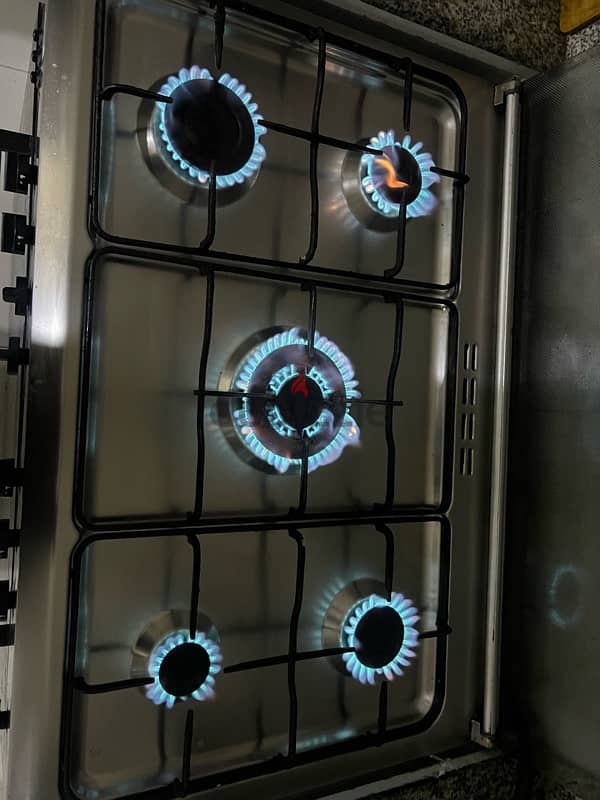 Glemgas 5 Burner Cooking Range 90 x 60cm 2