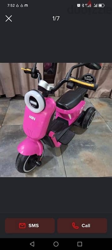 electric cycle for kids with led lights, Bluetooth audio connection,