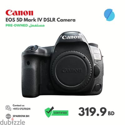 PRE-OWNED [ EOS 5D Mark IV DSLR Camera (Body Only) ]