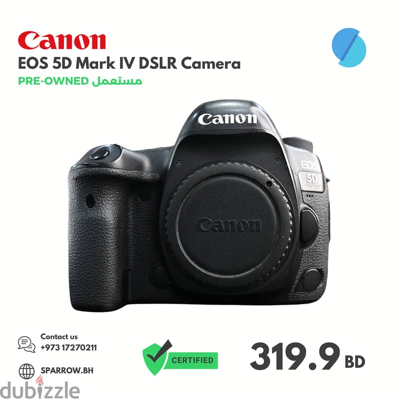 PRE-OWNED [ EOS 5D Mark IV DSLR Camera (Body Only) ] 0