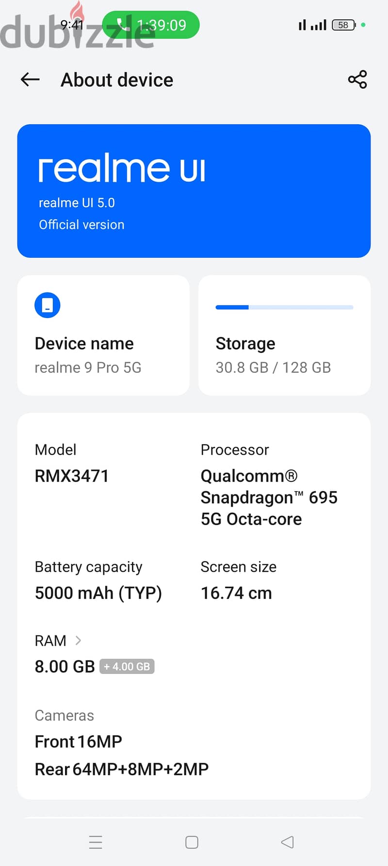 Realme 9 pro 5 g mobile 8/128 exchange possible 1