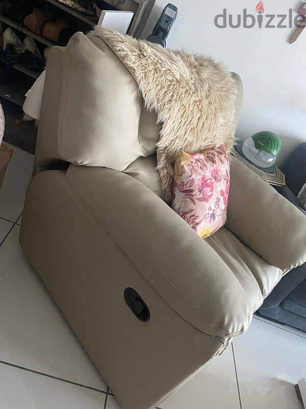 recliner and fridge in excellent condition 0