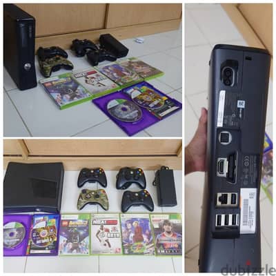 XBox 360 Excellent Condition with 4 controller and few cds