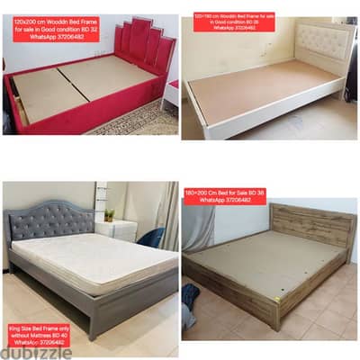 Bed frames for sale without mattress and other items