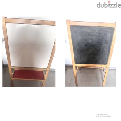 Wooden dual side board in good condition