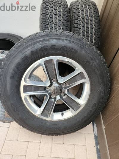 Jeep Wrangler rims and tires