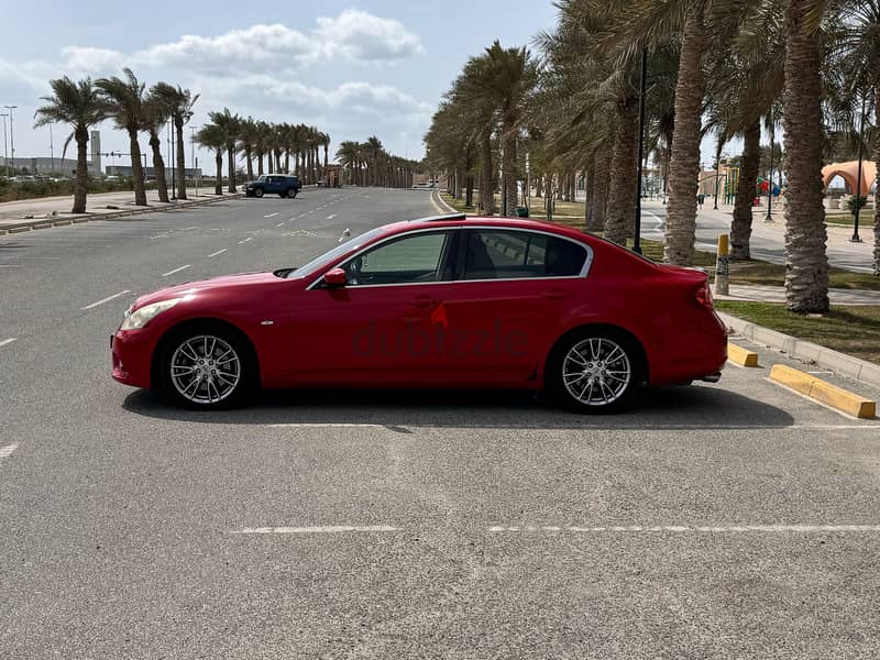 Infiniti G25 2013 red 3