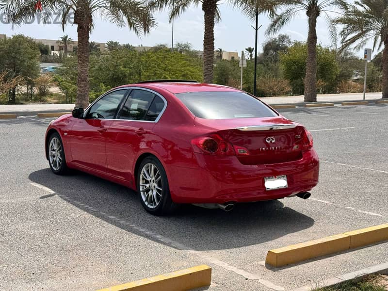 Infiniti G25 2013 red 6