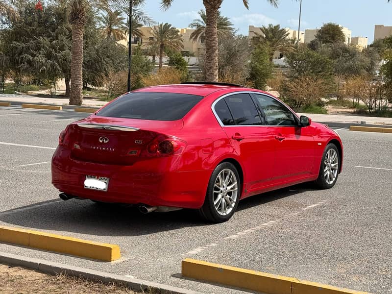 Infiniti G25 2013 red 7