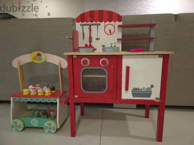 kids kitchen and ice cream