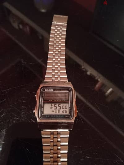 retro casio AL 180 stainless steel