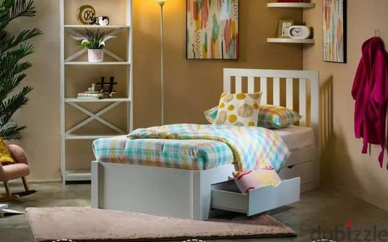 single bed with 4 Drawers 90×200 2