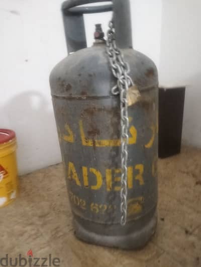 empty gas cylinder without regulator