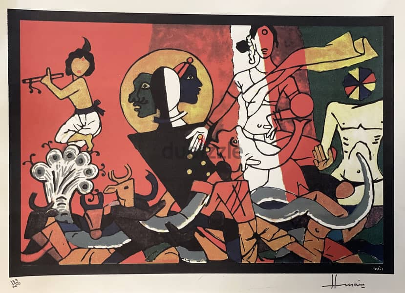 MF Husain Serigraphs - 27 Pieces 8