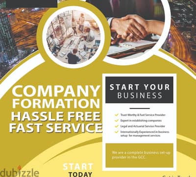 establish  your company now at a favorable price today