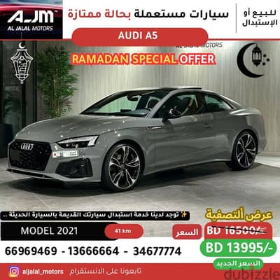 Audi A5 model 2021 FOR SALE