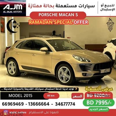 PORSCHE MACAN S MODEL 2015 FOR SALE