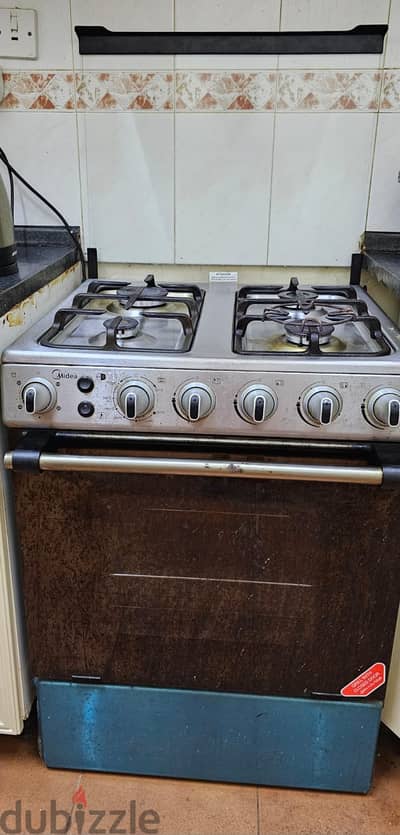 Cooking Range with 4 Gas Burner