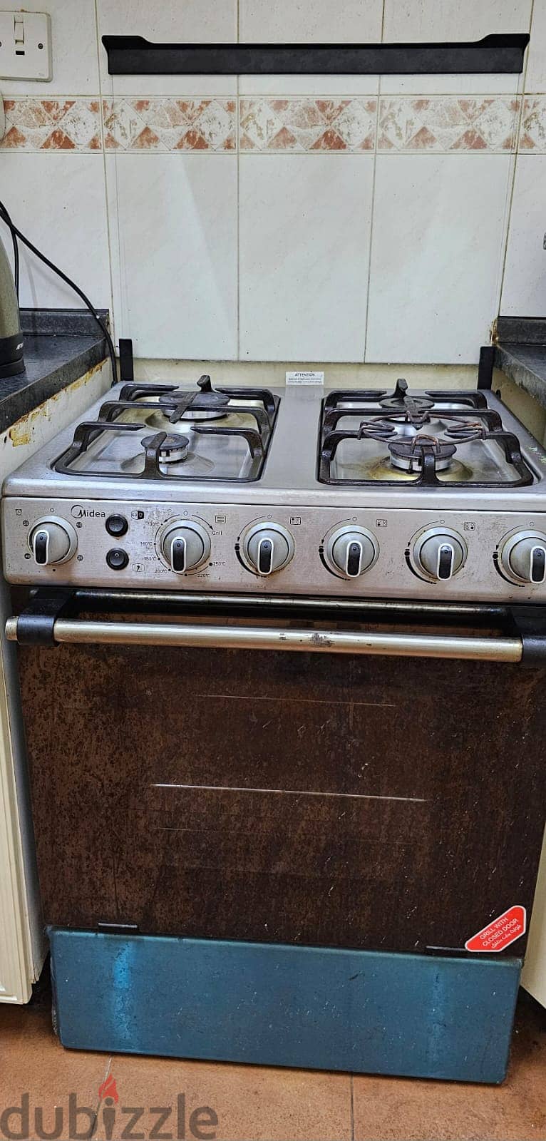 Cooking Range with 4 Gas Burner 0