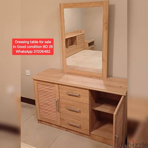 6 Door wardrobe and other items for sale with Delivery 9