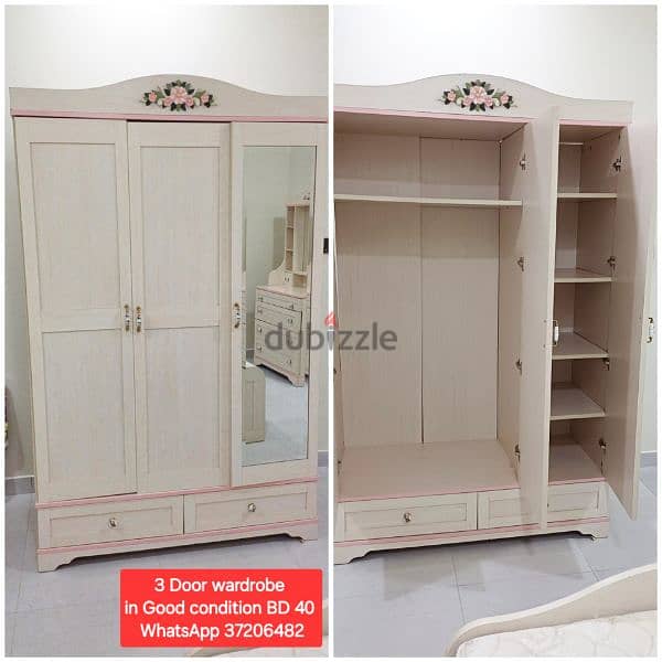 6 Door wardrobe and other items for sale with Delivery 10