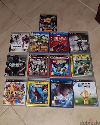 ps3/ps4  used games