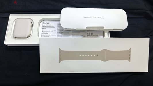 Brand New Apple Watch Series 9 45mm Starlight AI Star SB M/L GPS