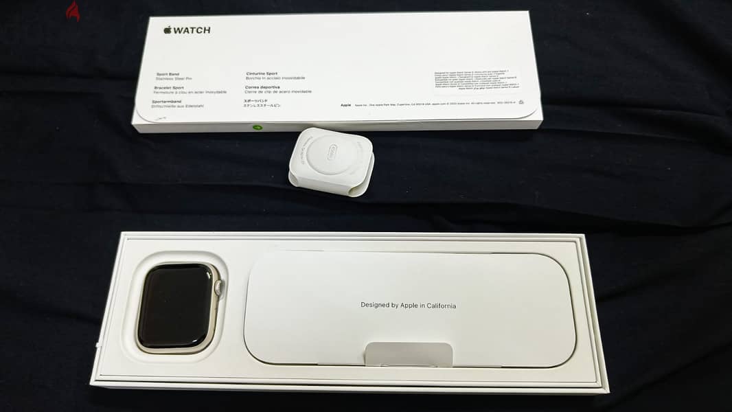 Brand New Apple Watch Series 9 45mm Starlight AI Star SB M/L GPS 2