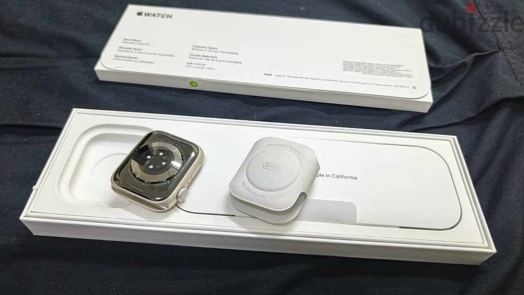 Brand New Apple Watch Series 9 45mm Starlight AI Star SB M/L GPS 6